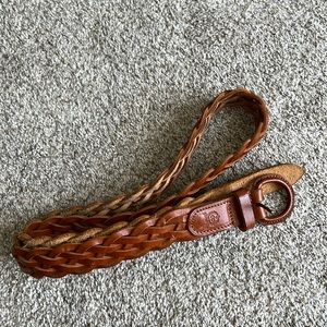 Christian Dior | Vintage Leather Woven Belt